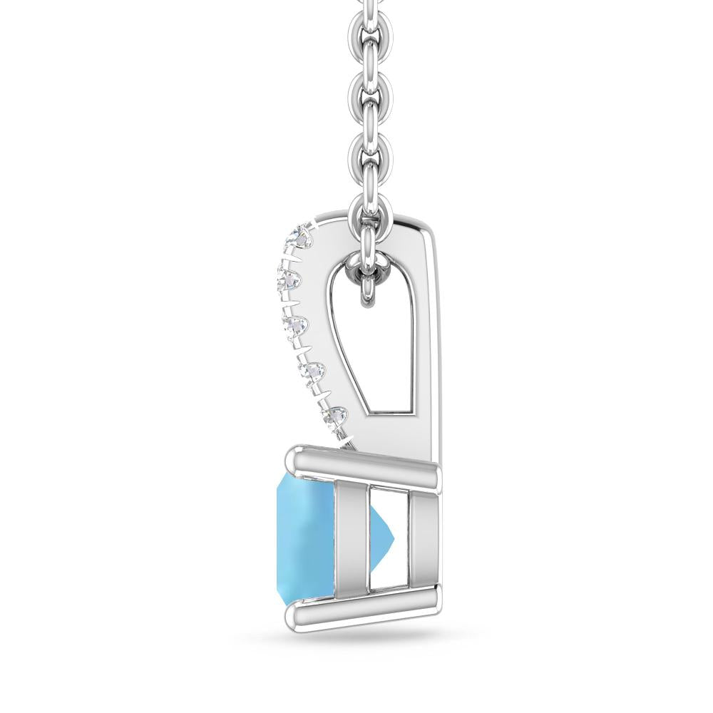 White Gold - Aquamarine