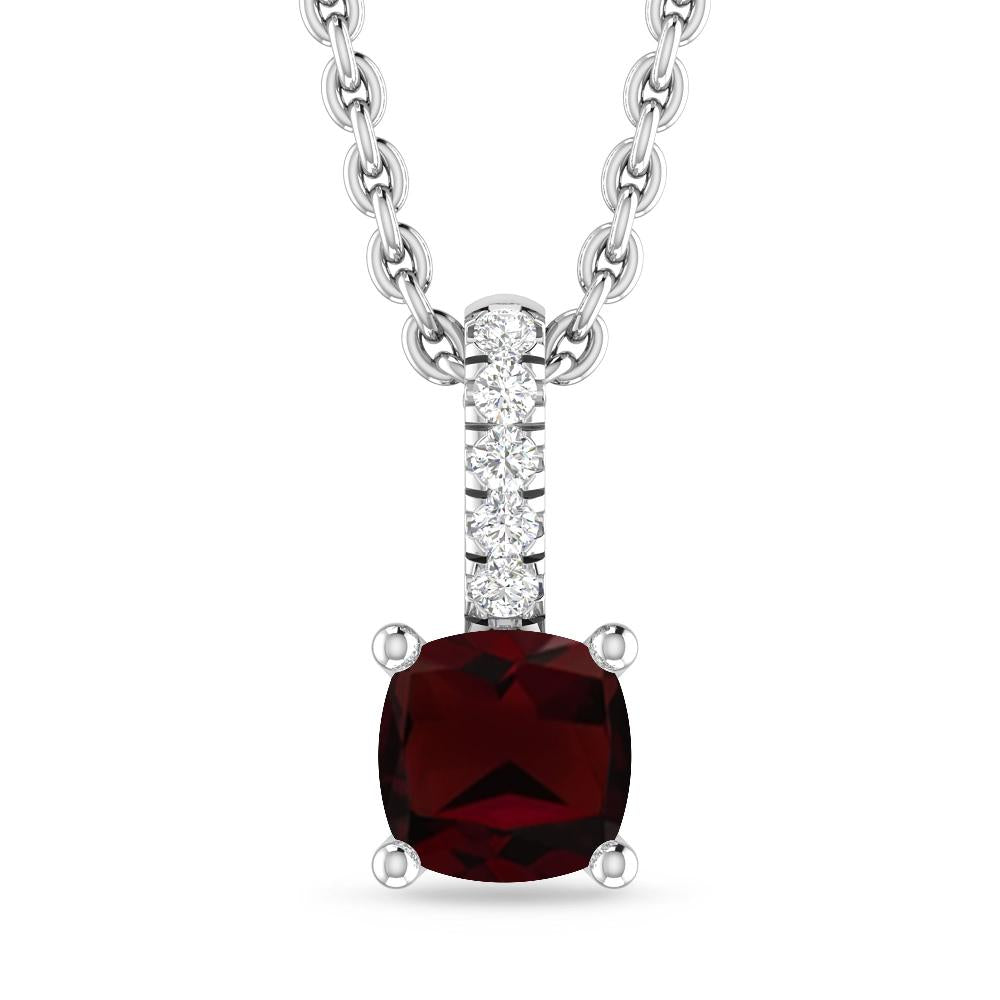 White Gold - Garnet