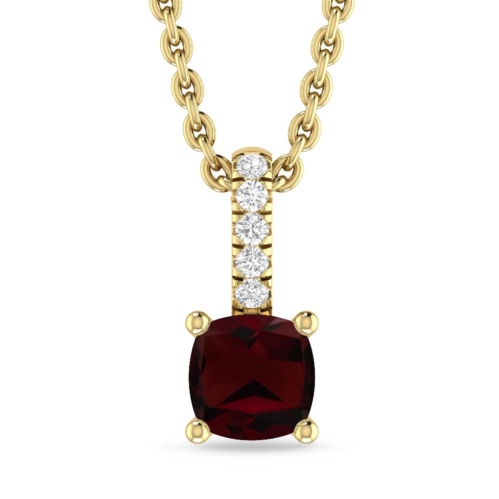 Yellow Gold - Garnet