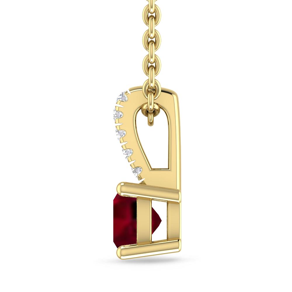 Yellow Gold - Garnet