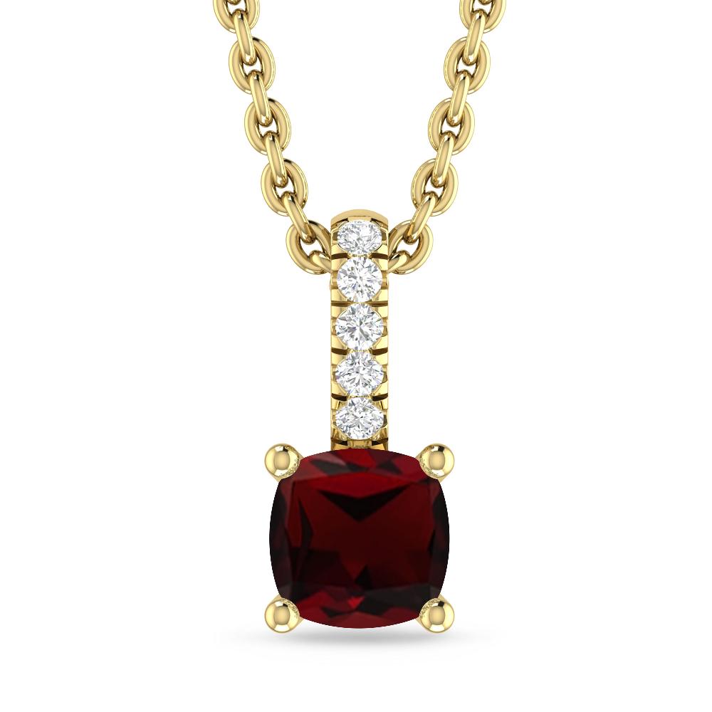 Yellow Gold - Garnet