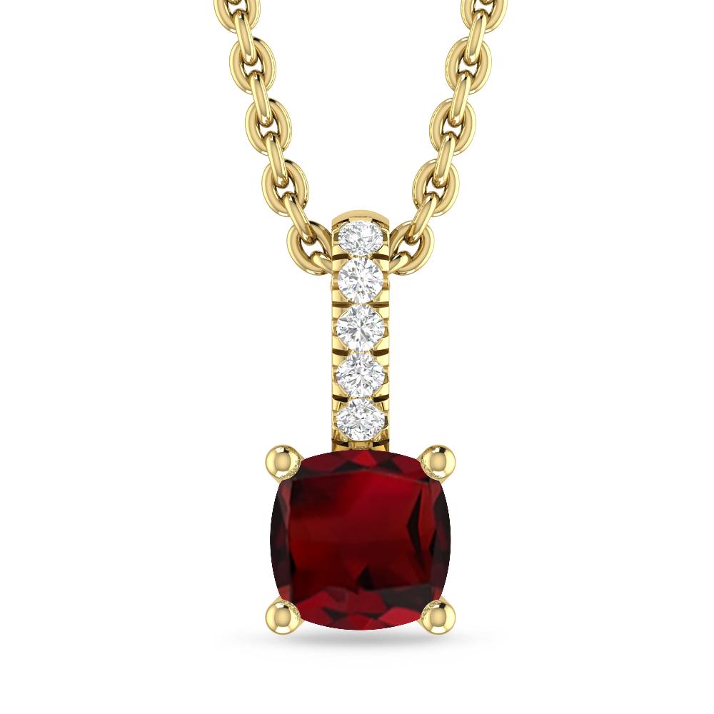 Yellow Gold - Garnet