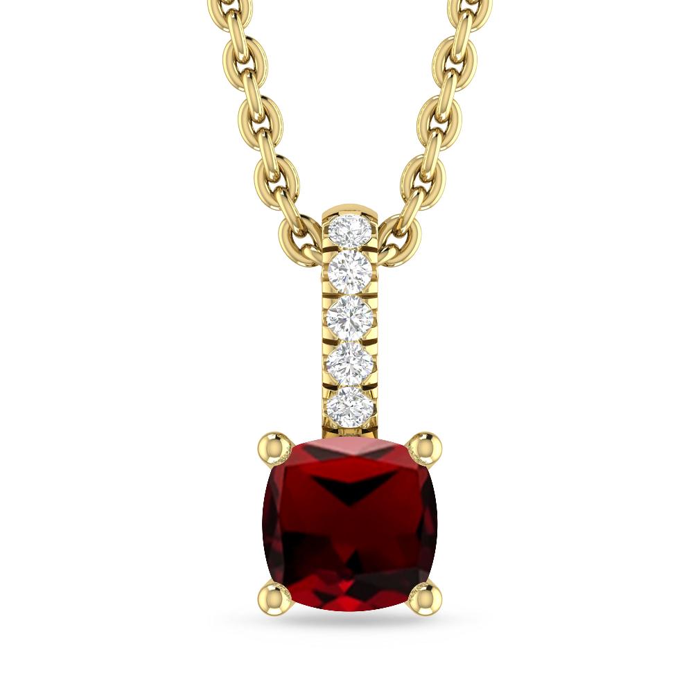 Yellow Gold - Garnet