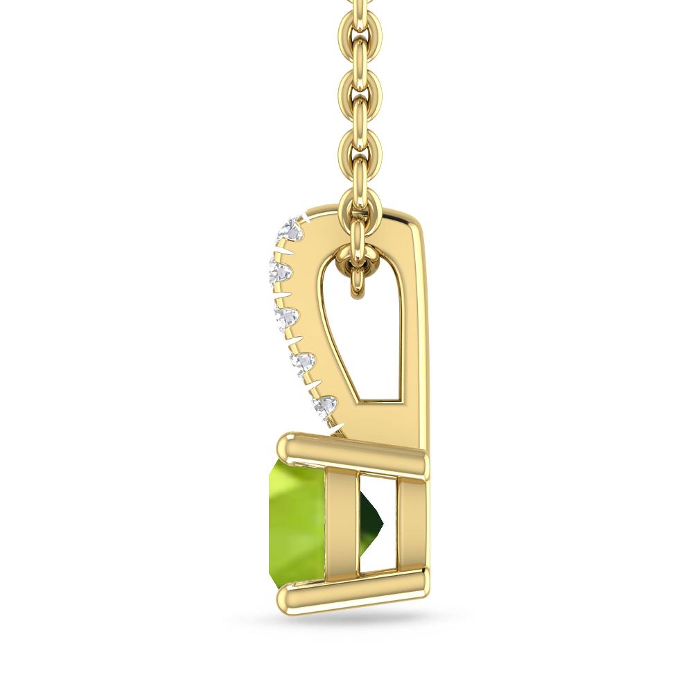 Yellow Gold - Peridot