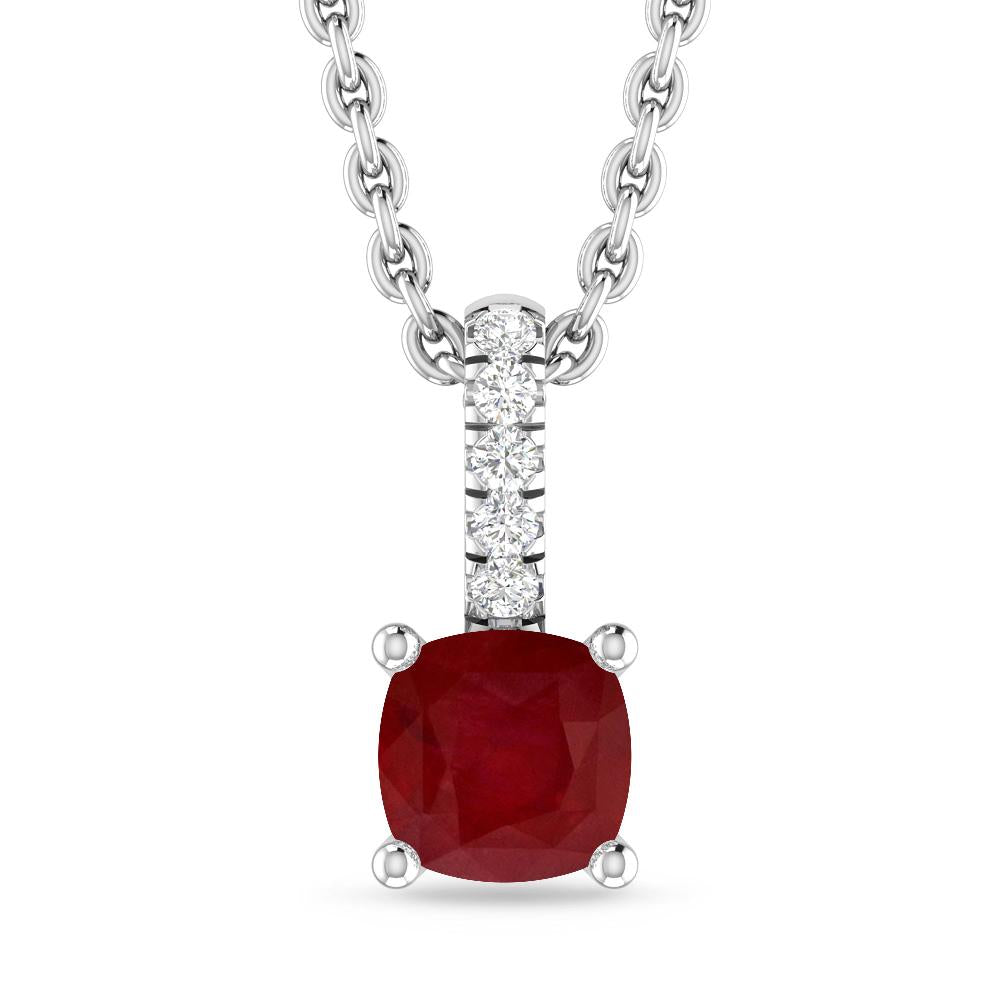 White Gold - Ruby