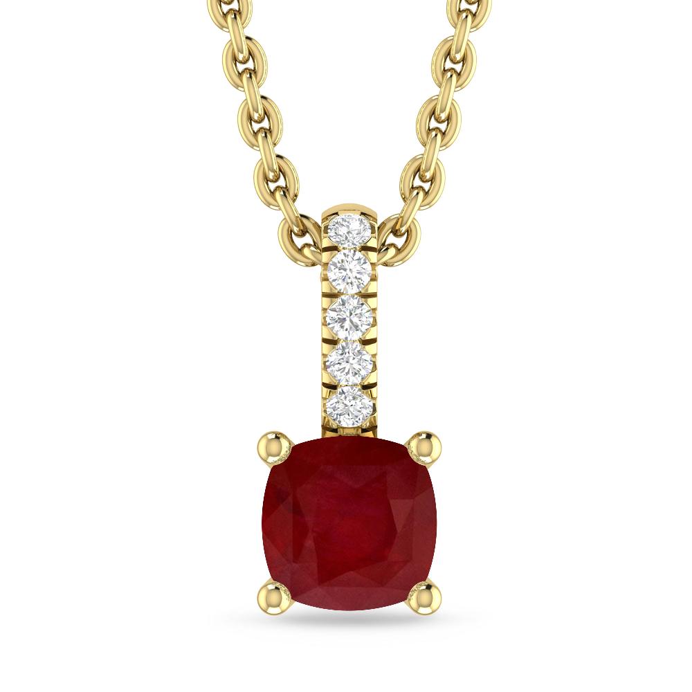 Yellow Gold - Ruby