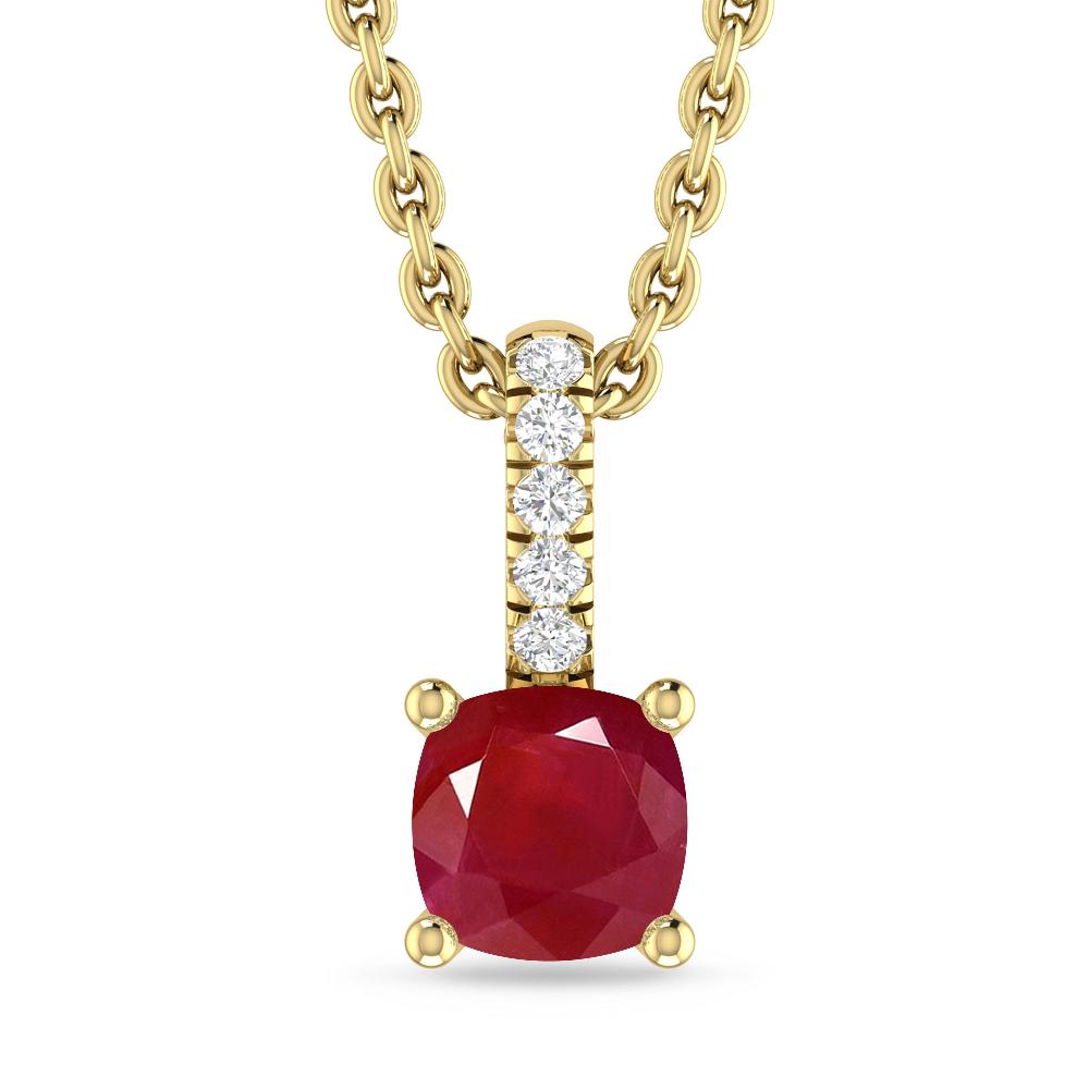 Yellow Gold - Ruby