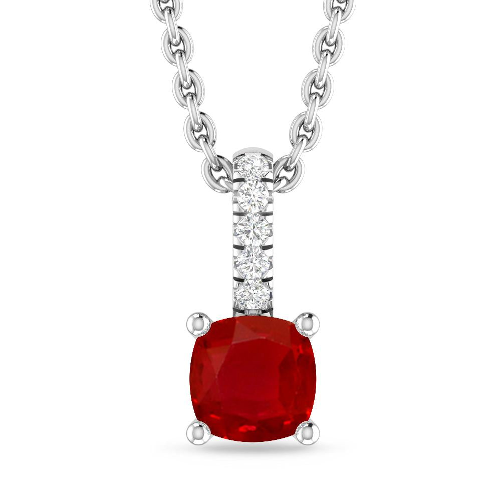 White Gold - Ruby