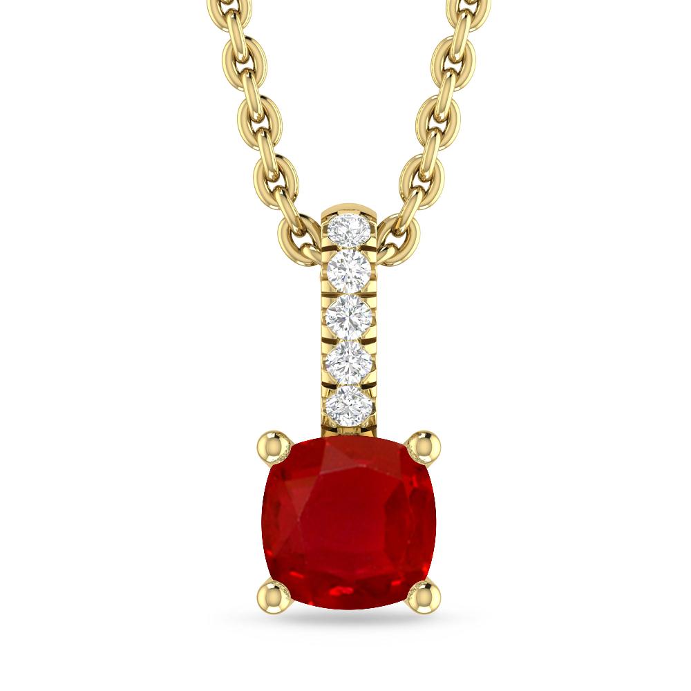 Yellow Gold - Ruby