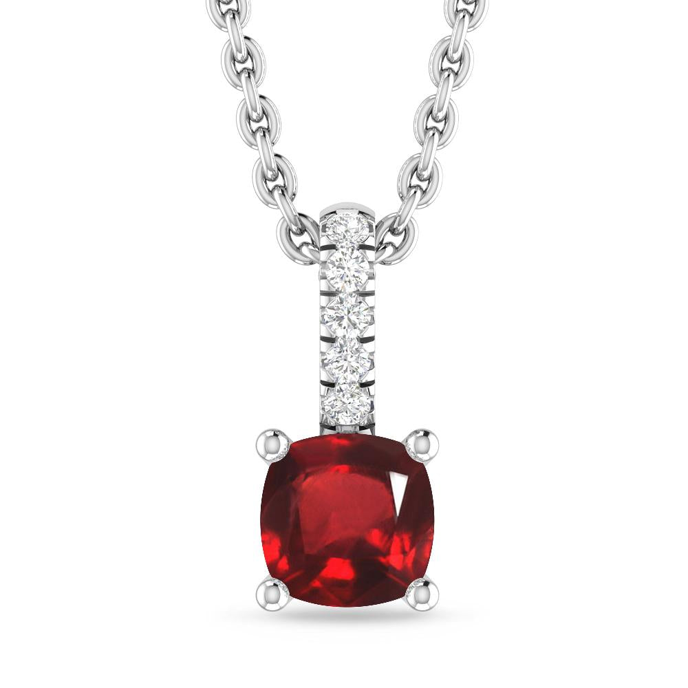 White Gold - Ruby