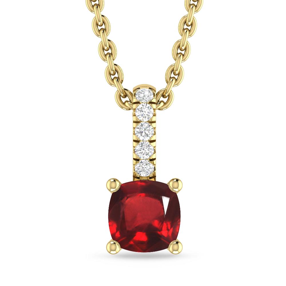 Yellow Gold - Ruby