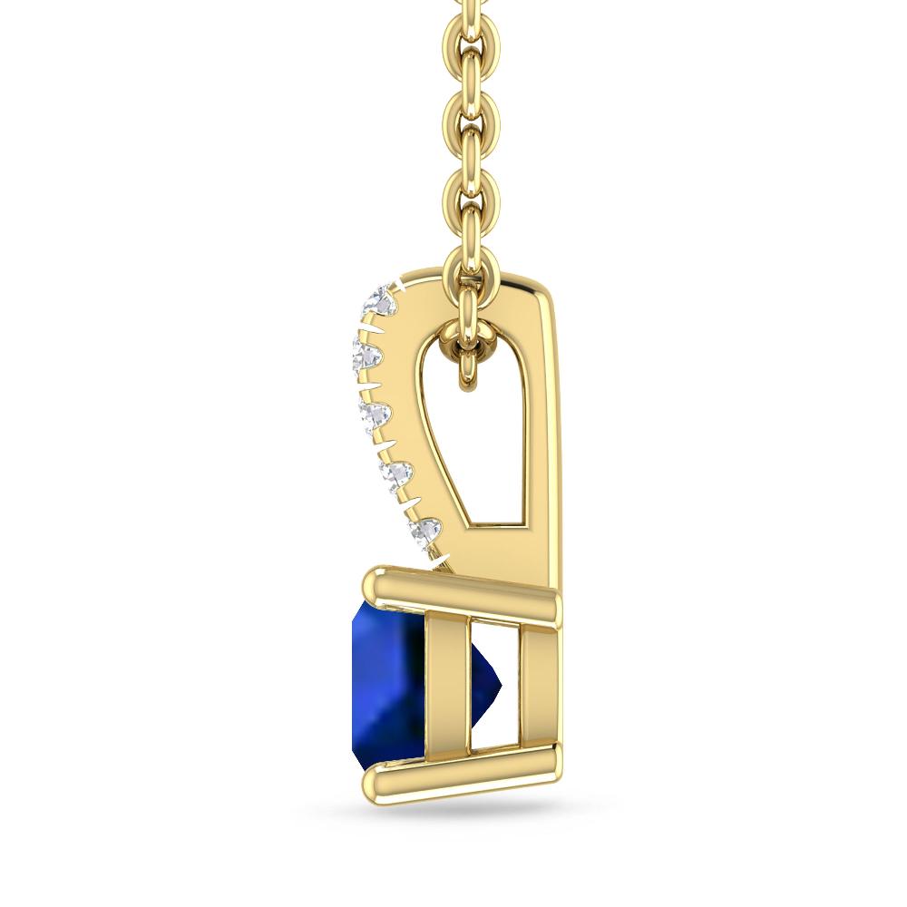 Yellow Gold - Sapphire