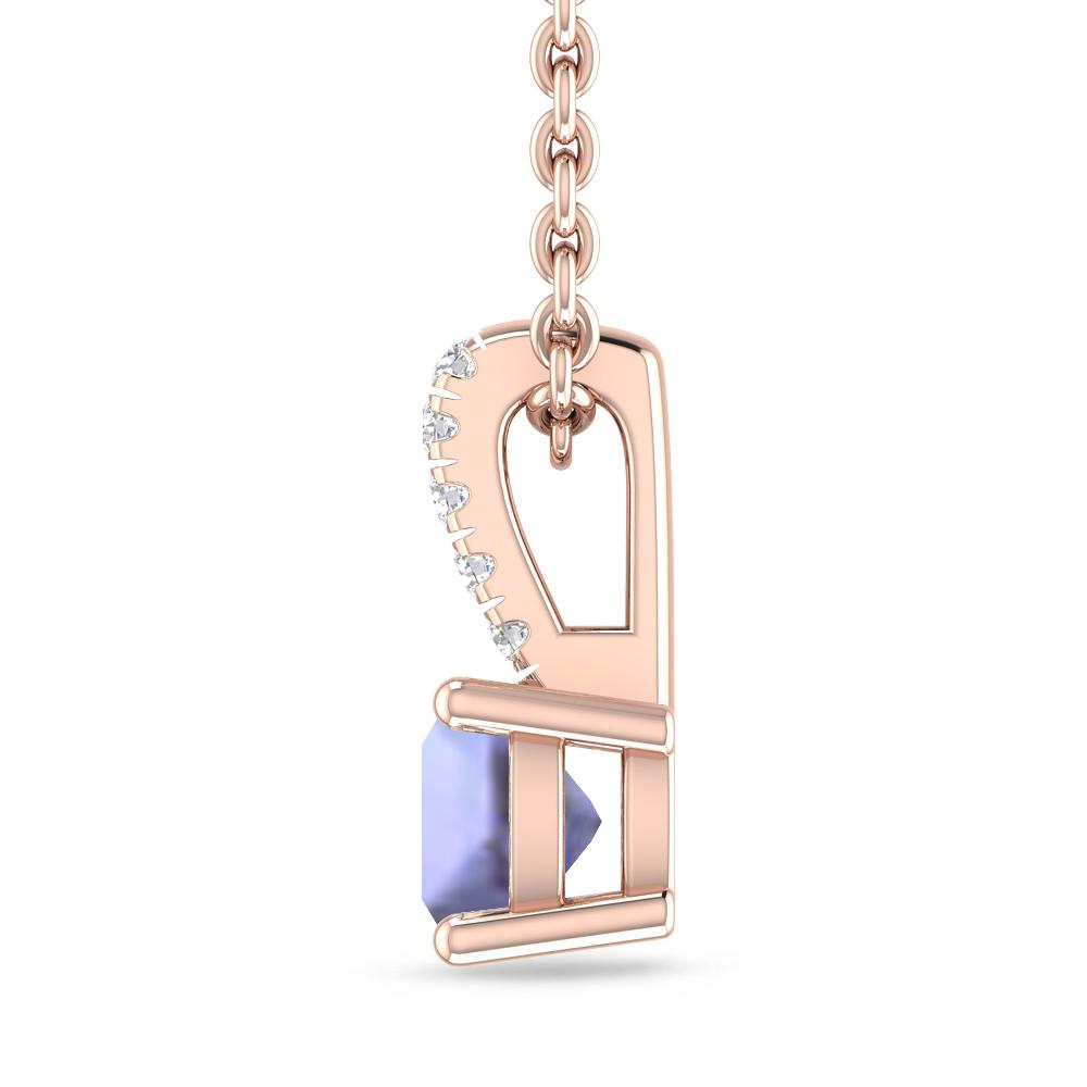 Rose Gold - Tanzanite