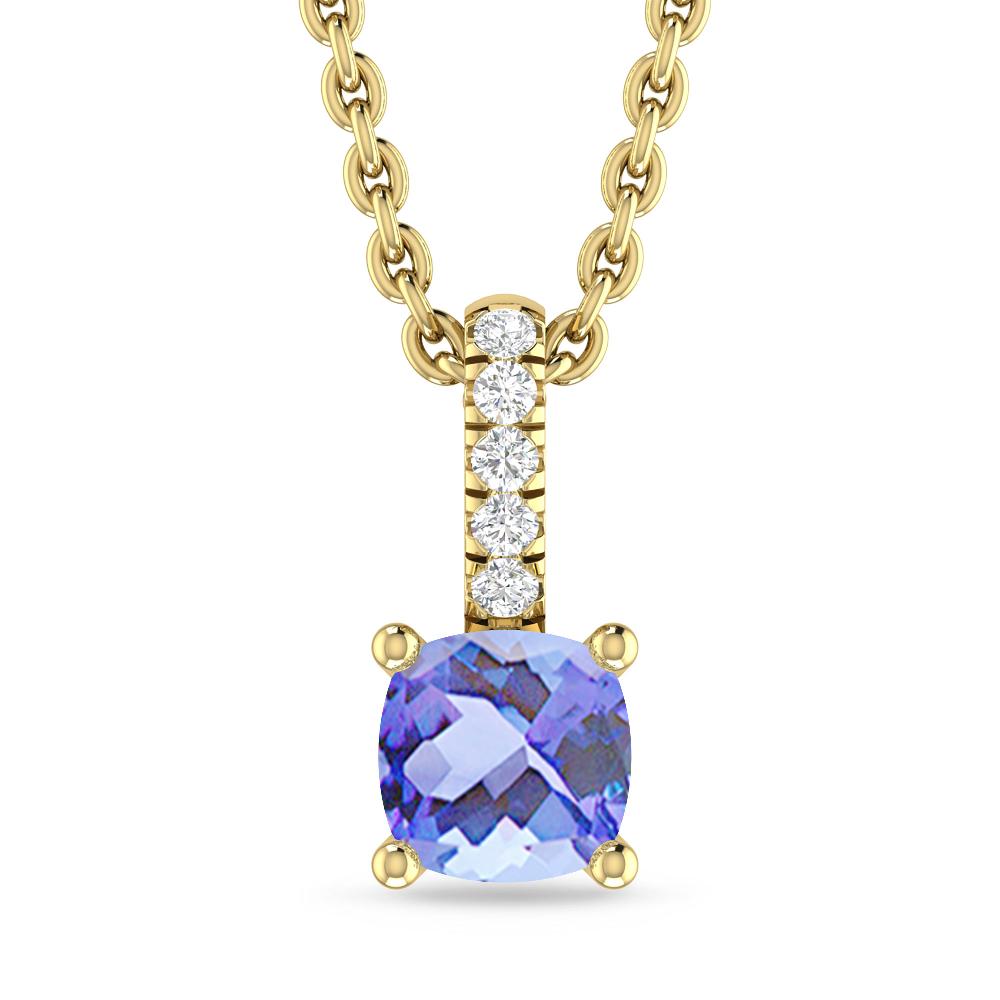 Yellow Gold - Tanzanite