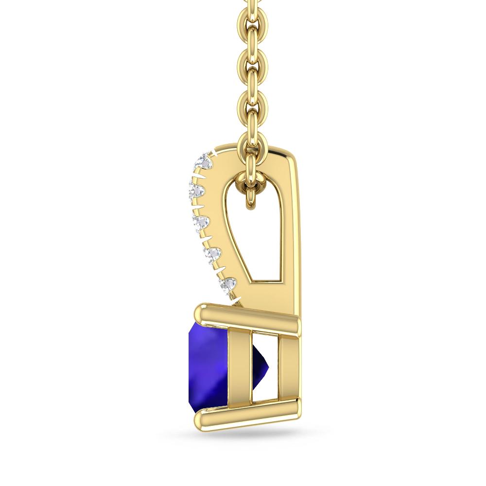 Yellow Gold - Tanzanite