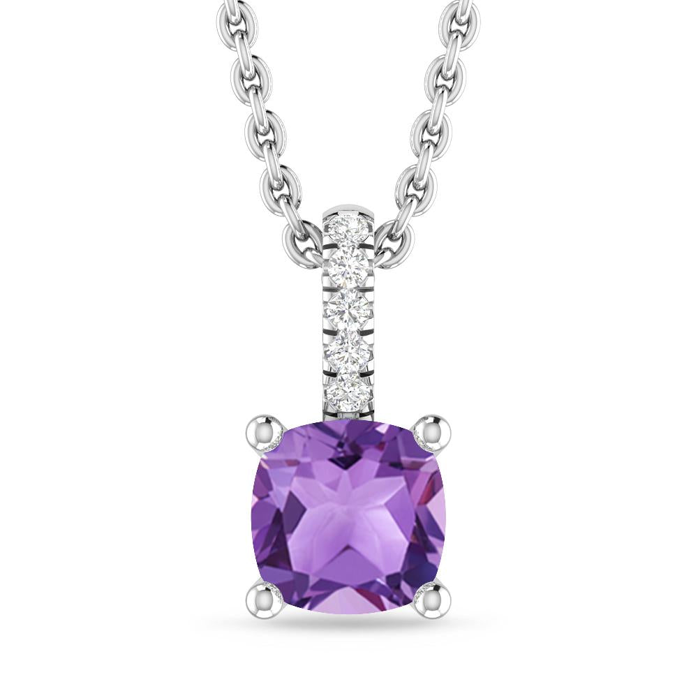 White Gold - Amethyst