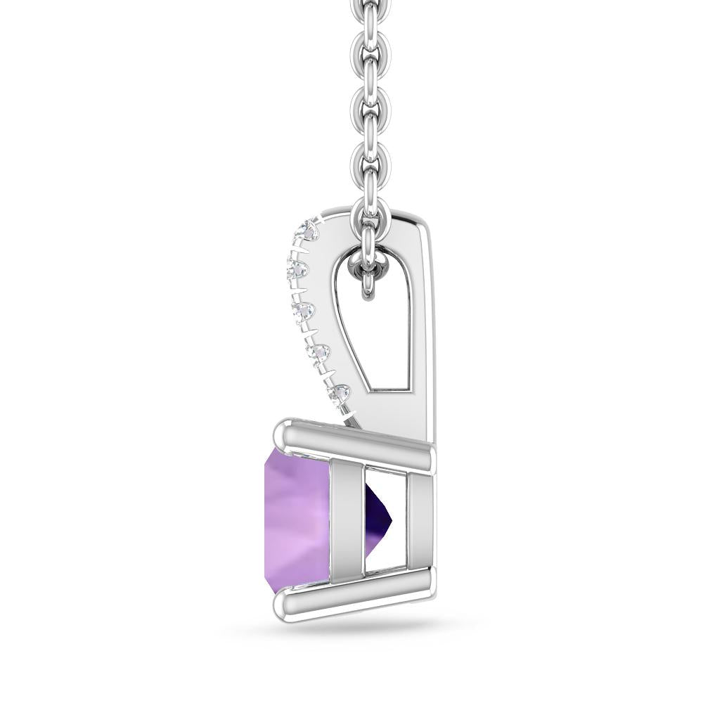 White Gold - Amethyst