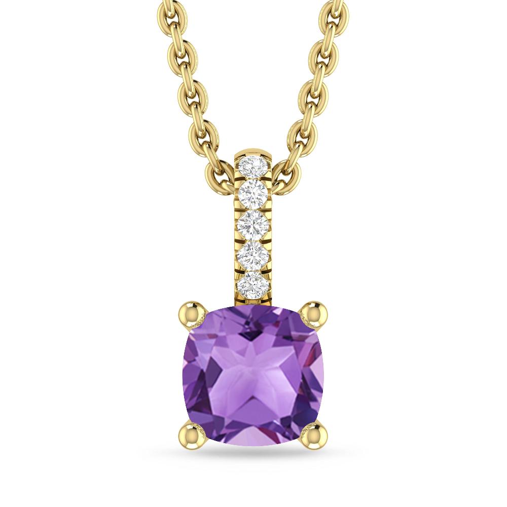 Yellow Gold - Amethyst