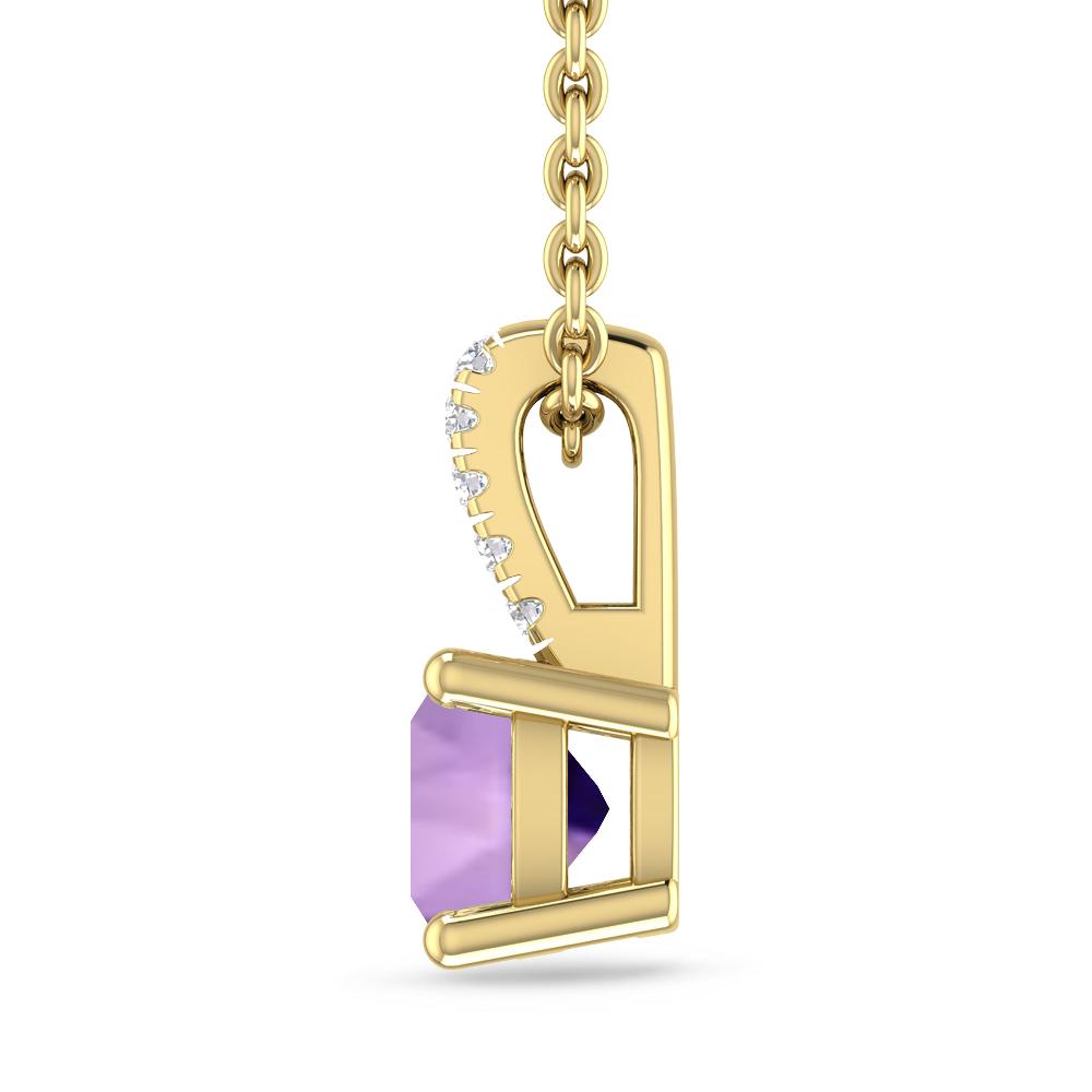 Yellow Gold - Amethyst