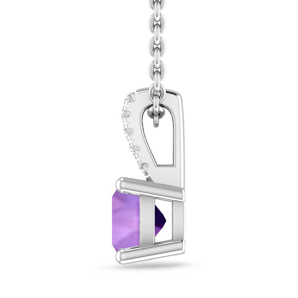 White Gold - Amethyst