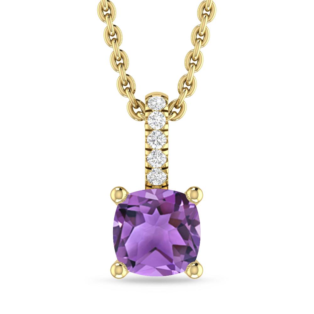 Yellow Gold - Amethyst