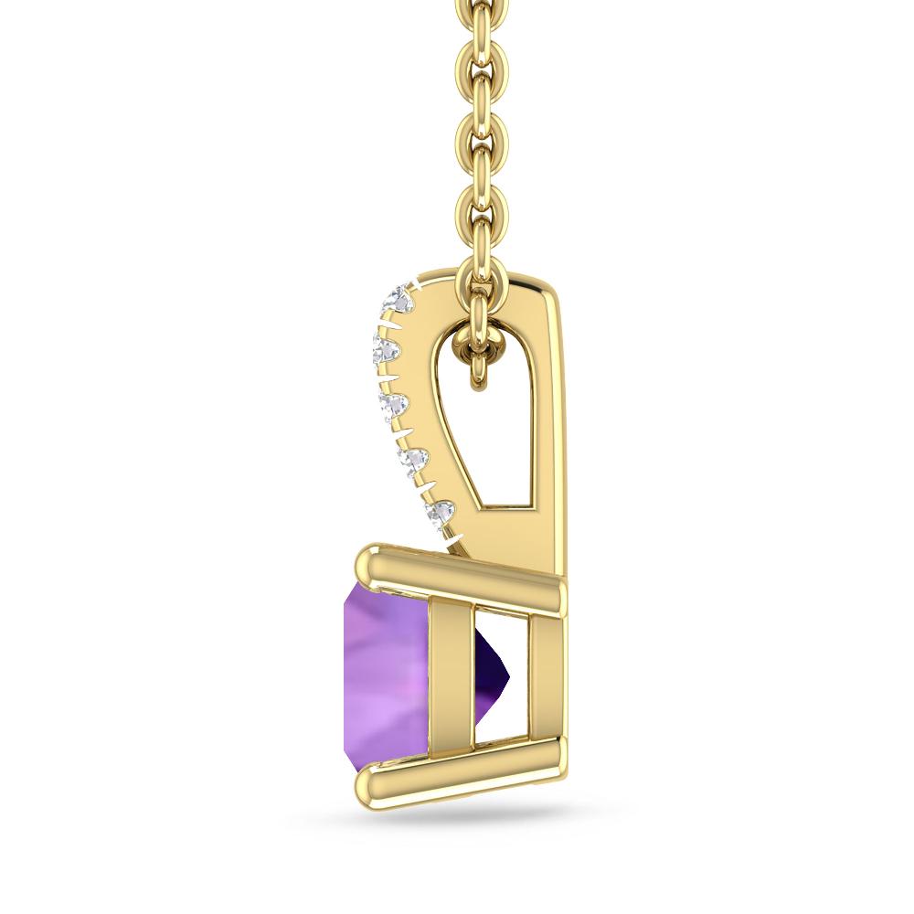 Yellow Gold - Amethyst