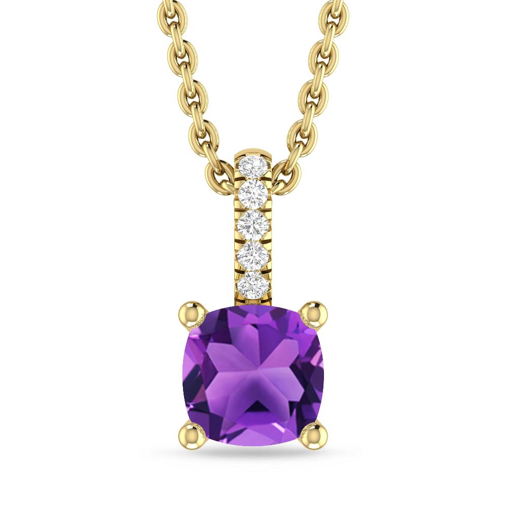 Yellow Gold - Amethyst