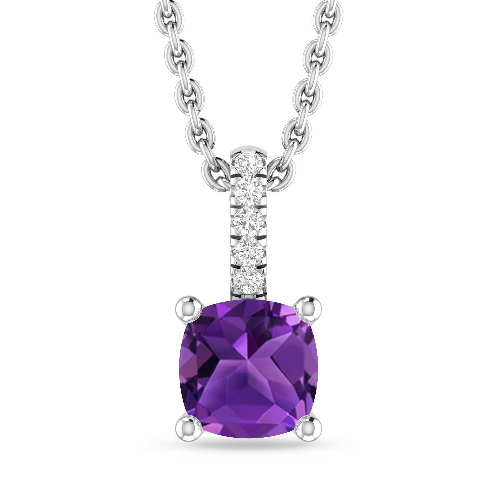 White Gold - Amethyst