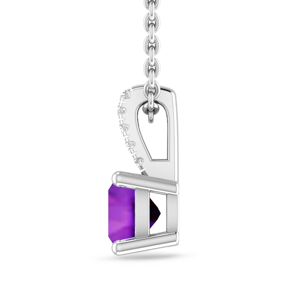 White Gold - Amethyst