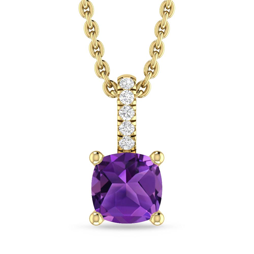 Yellow Gold - Amethyst