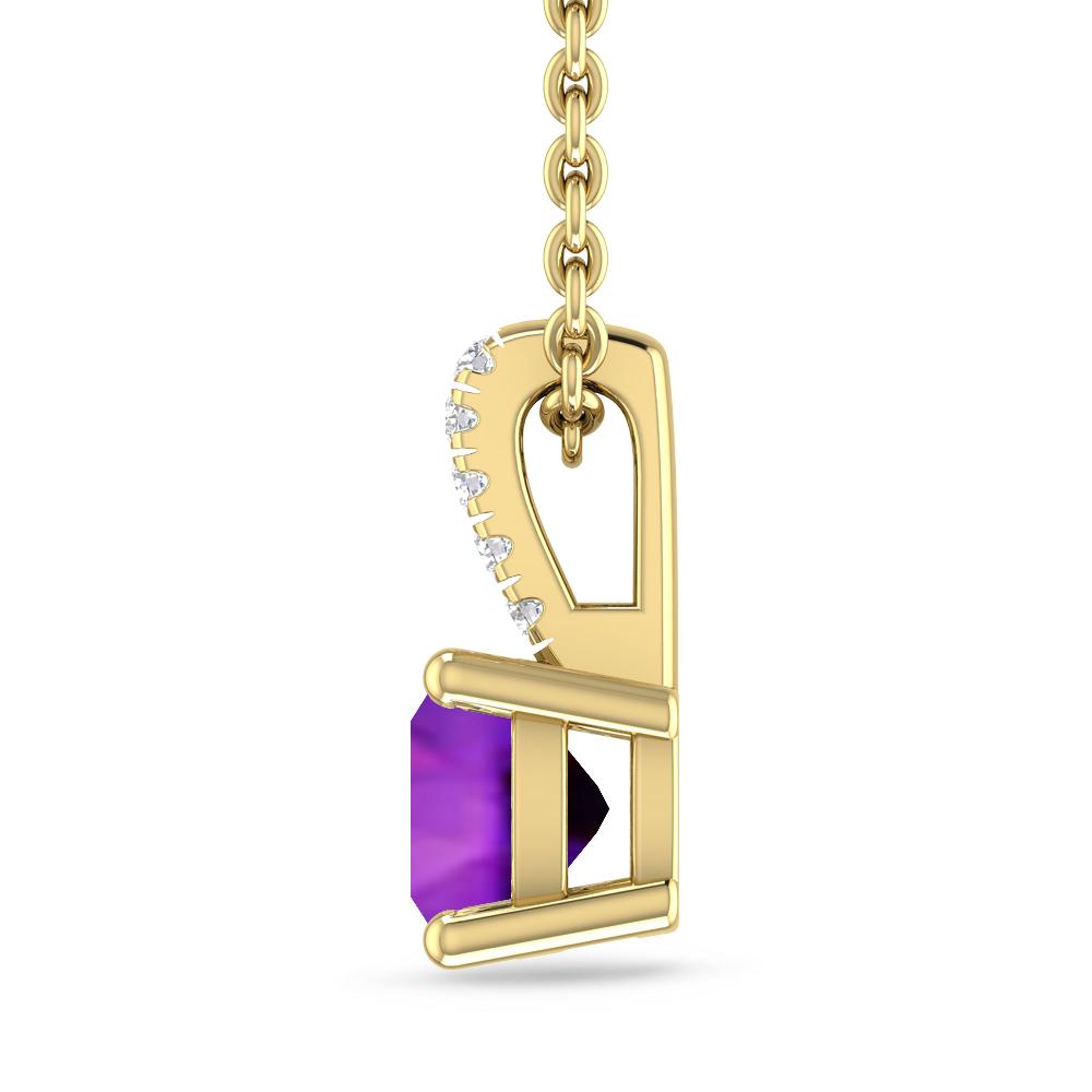 Yellow Gold - Amethyst