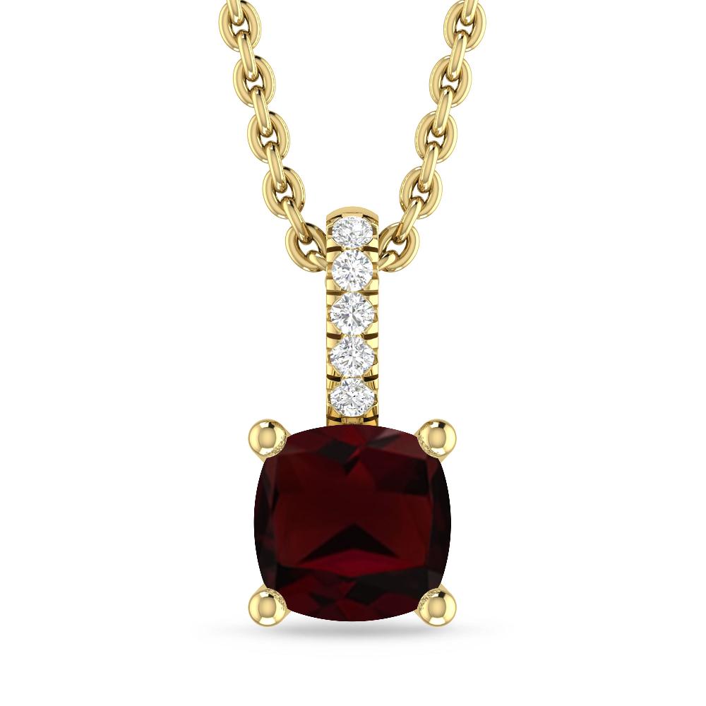 Yellow Gold - Garnet