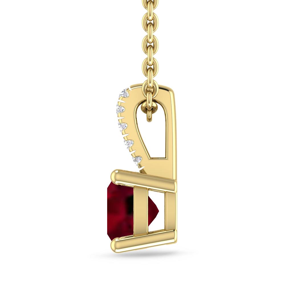 Yellow Gold - Garnet