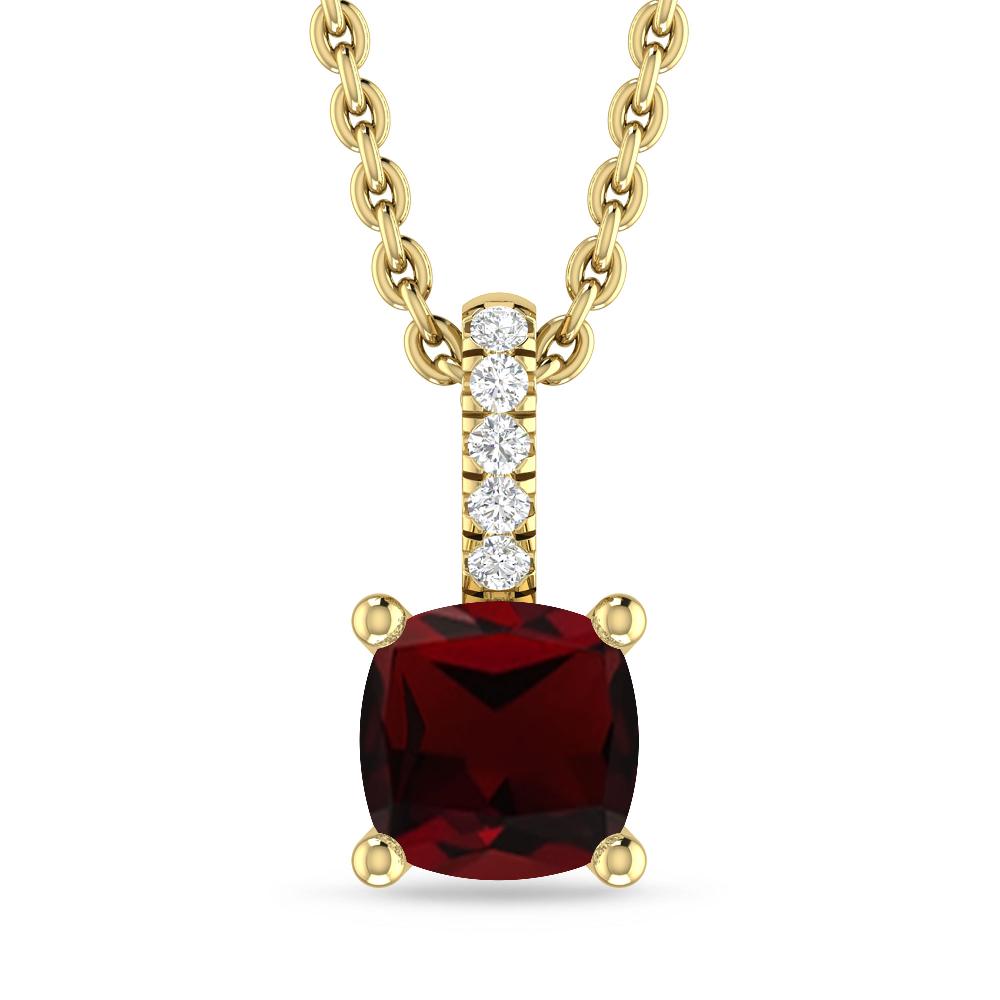 Yellow Gold - Garnet