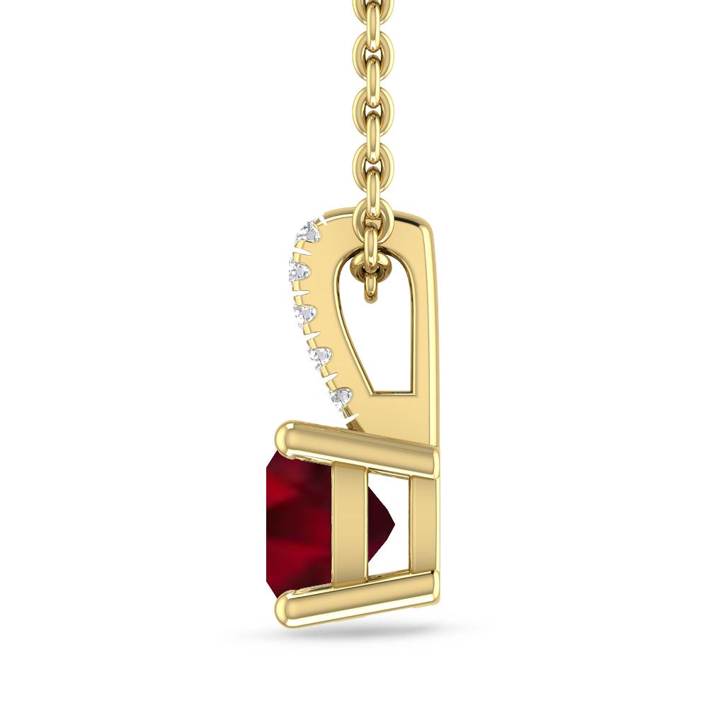 Yellow Gold - Garnet