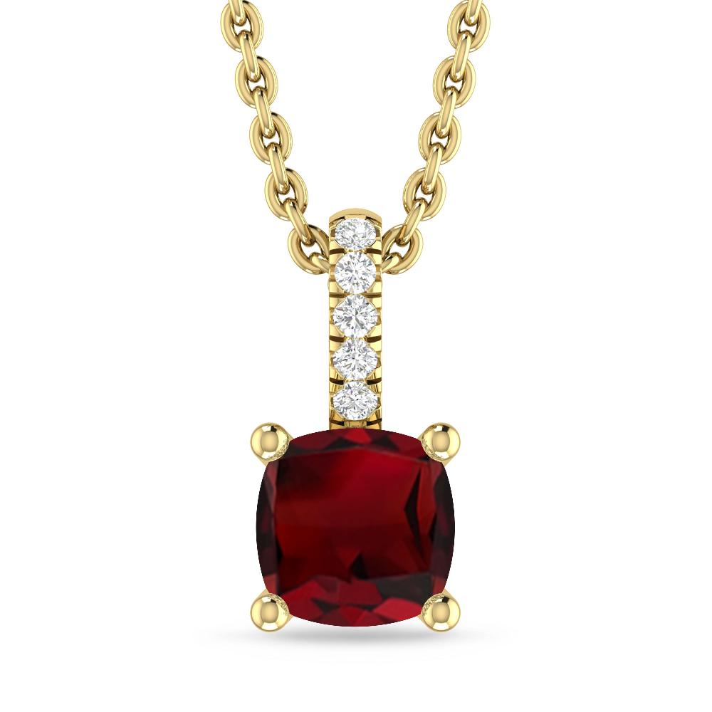 Yellow Gold - Garnet