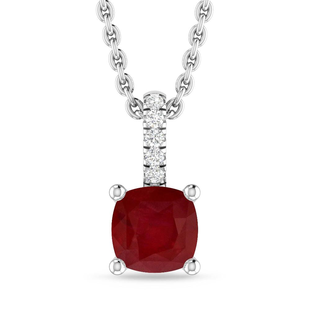 White Gold - Ruby