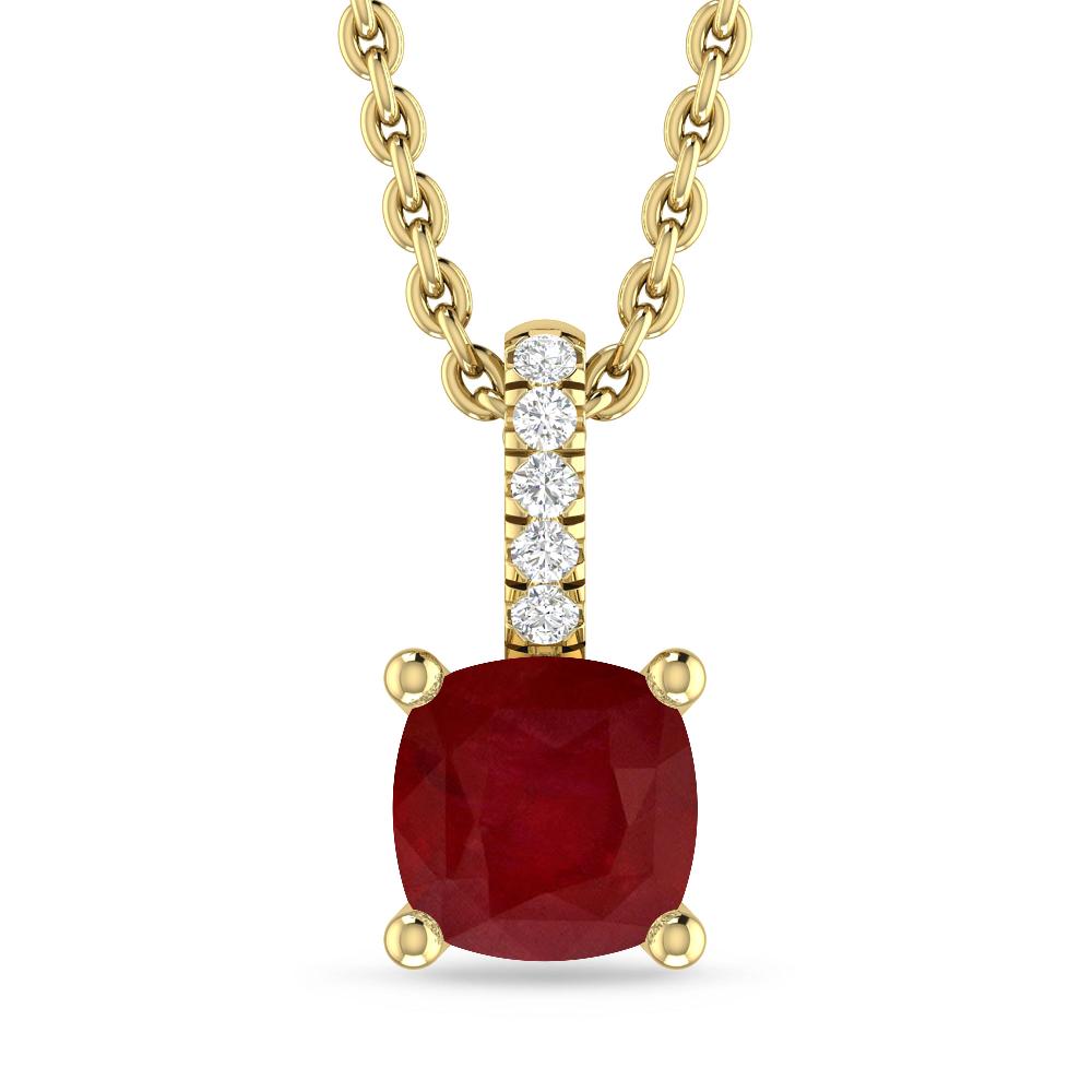 Yellow Gold - Ruby