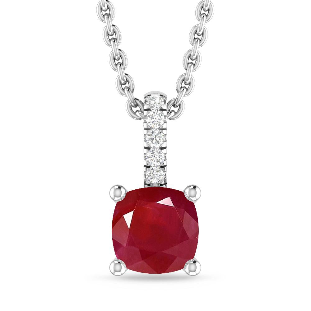 White Gold - Ruby