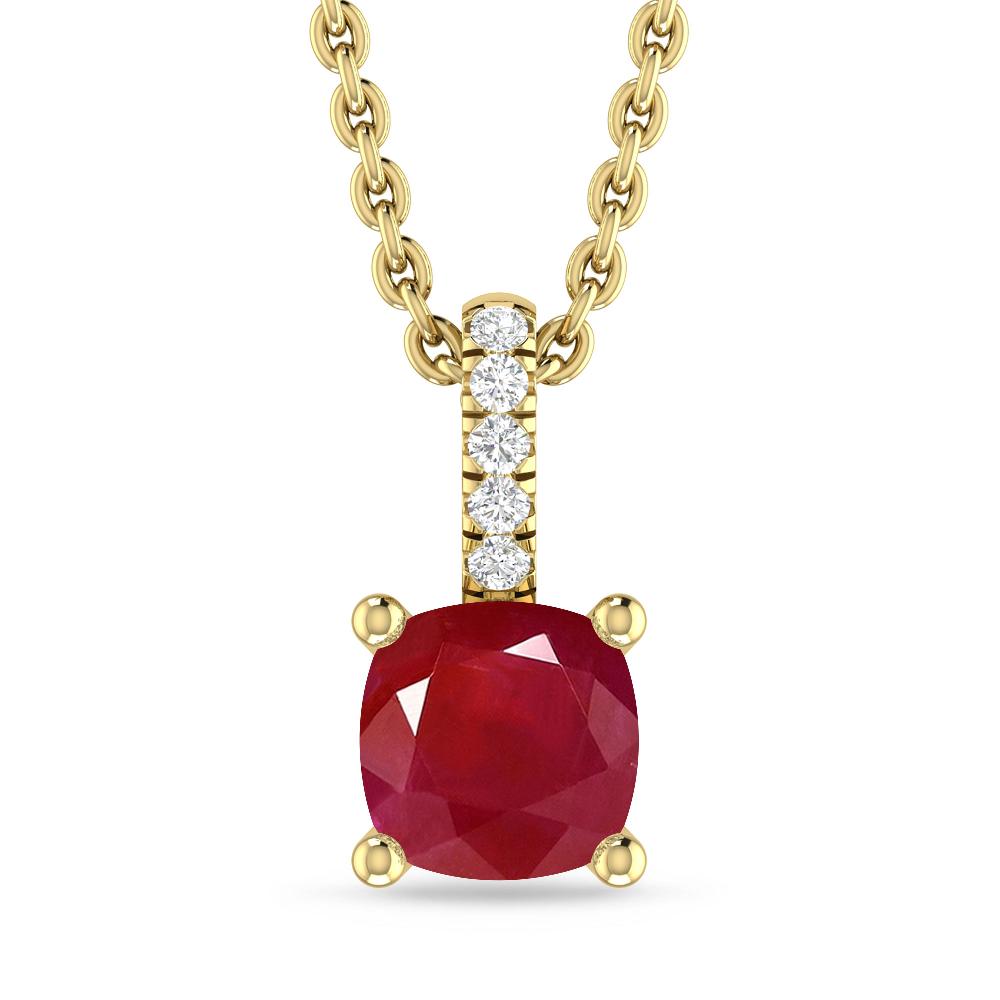 Yellow Gold - Ruby