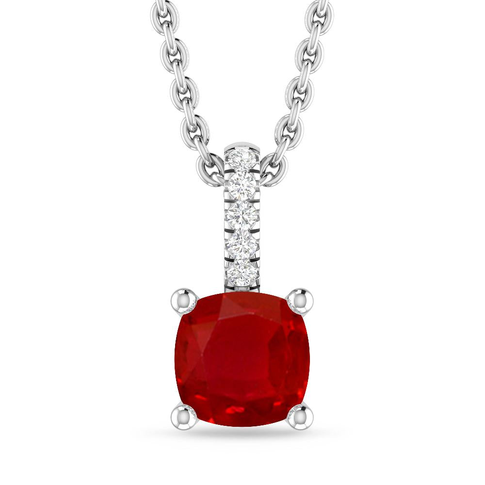 White Gold - Ruby