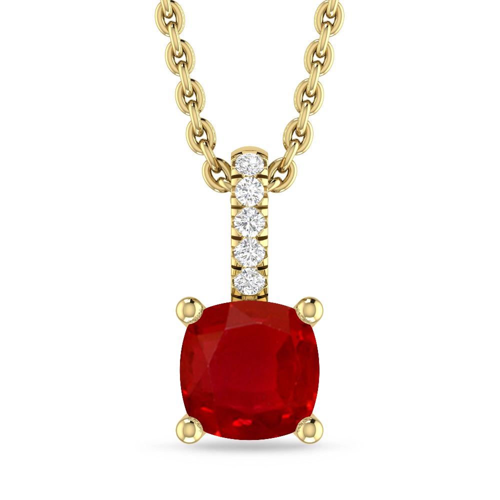 Yellow Gold - Ruby