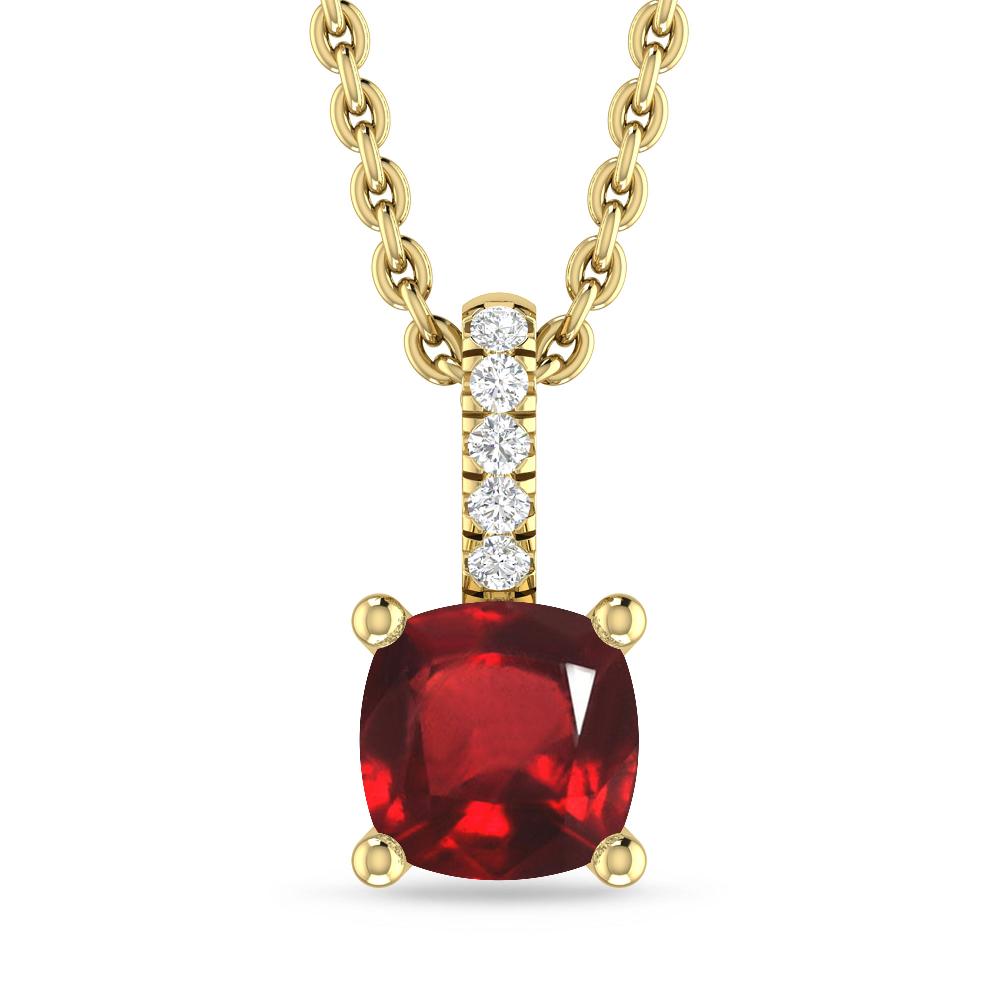 Yellow Gold - Ruby