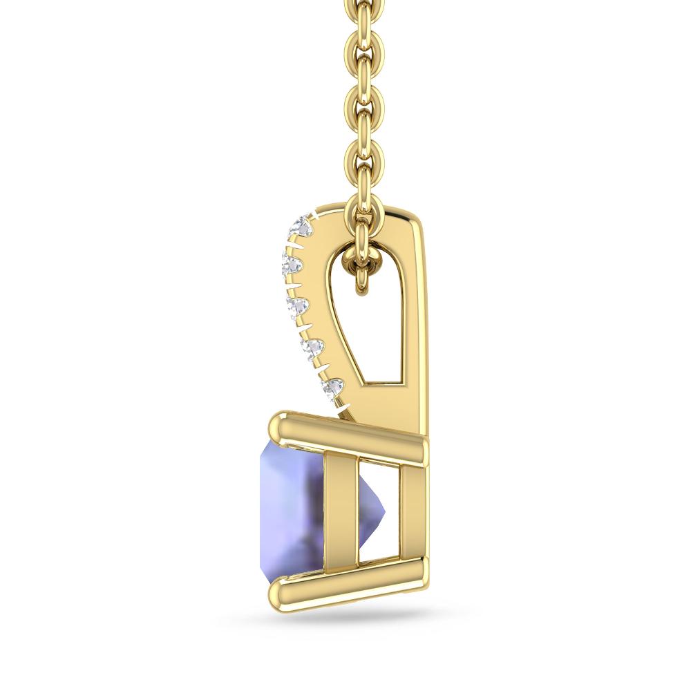 Yellow Gold - Tanzanite