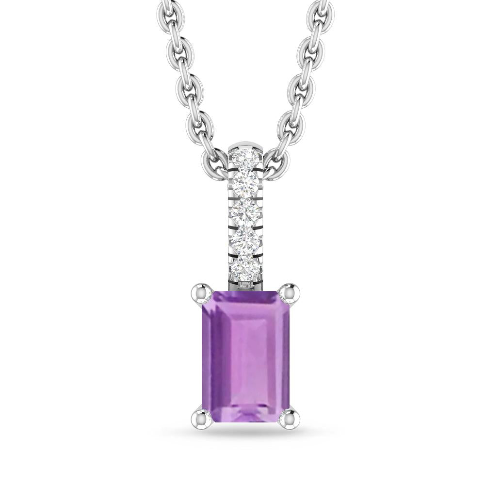 White Gold - Amethyst