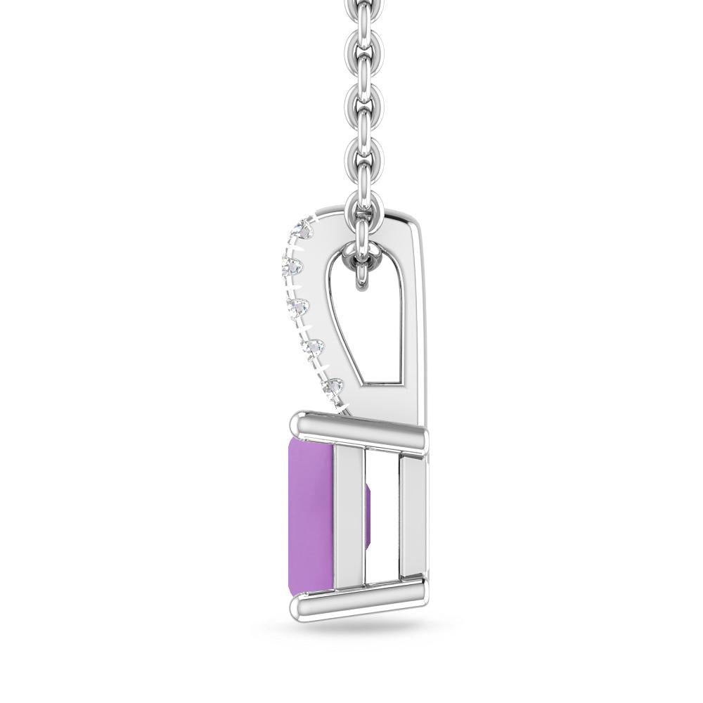 White Gold - Amethyst