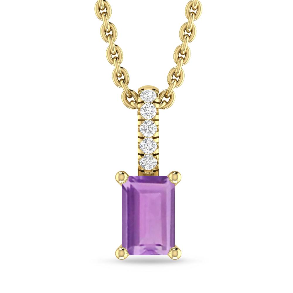 Yellow Gold - Amethyst