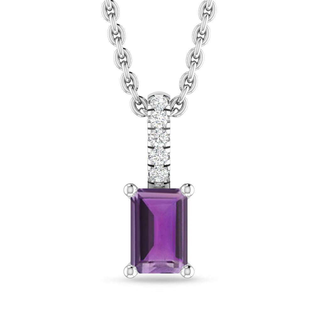 White Gold - Amethyst