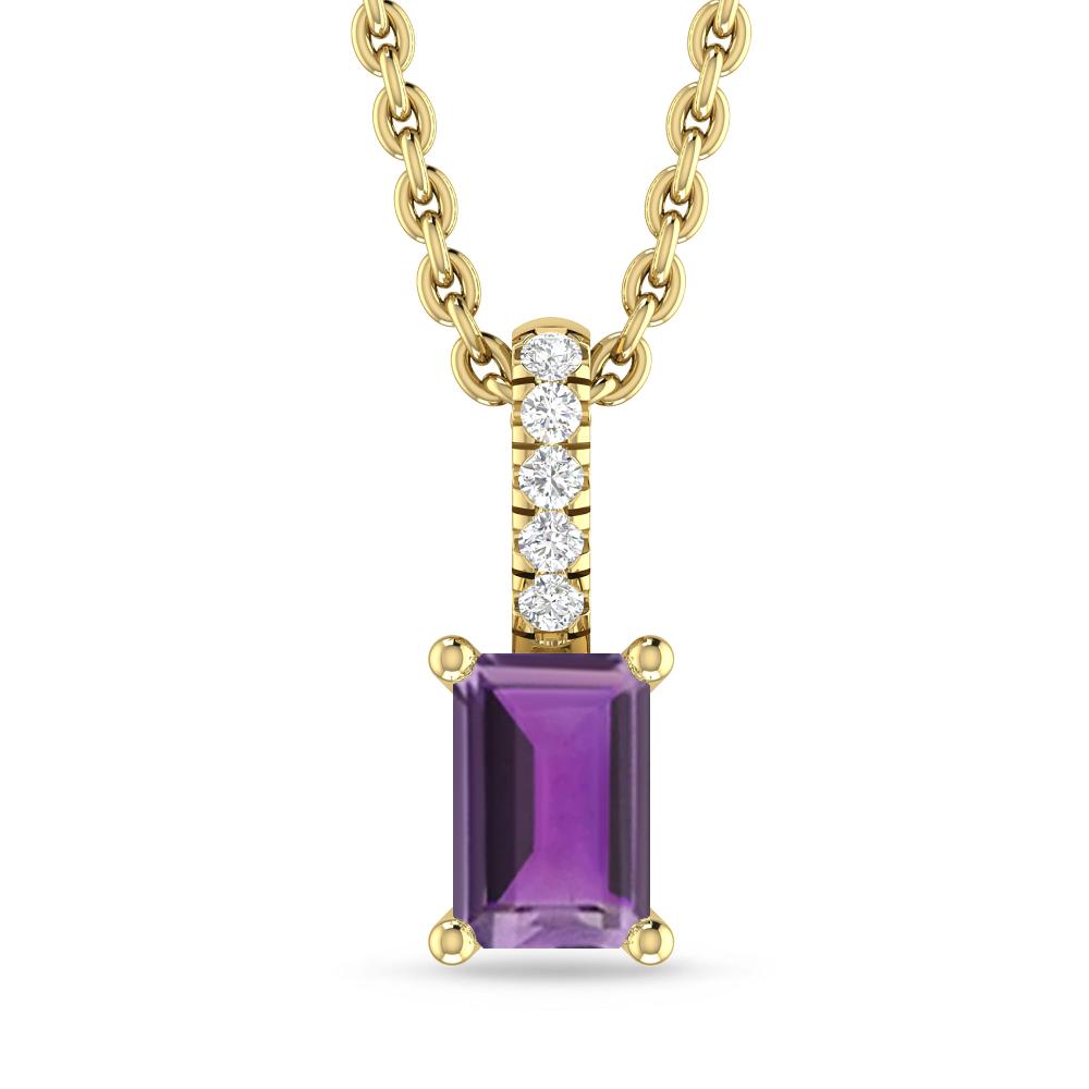 Yellow Gold - Amethyst