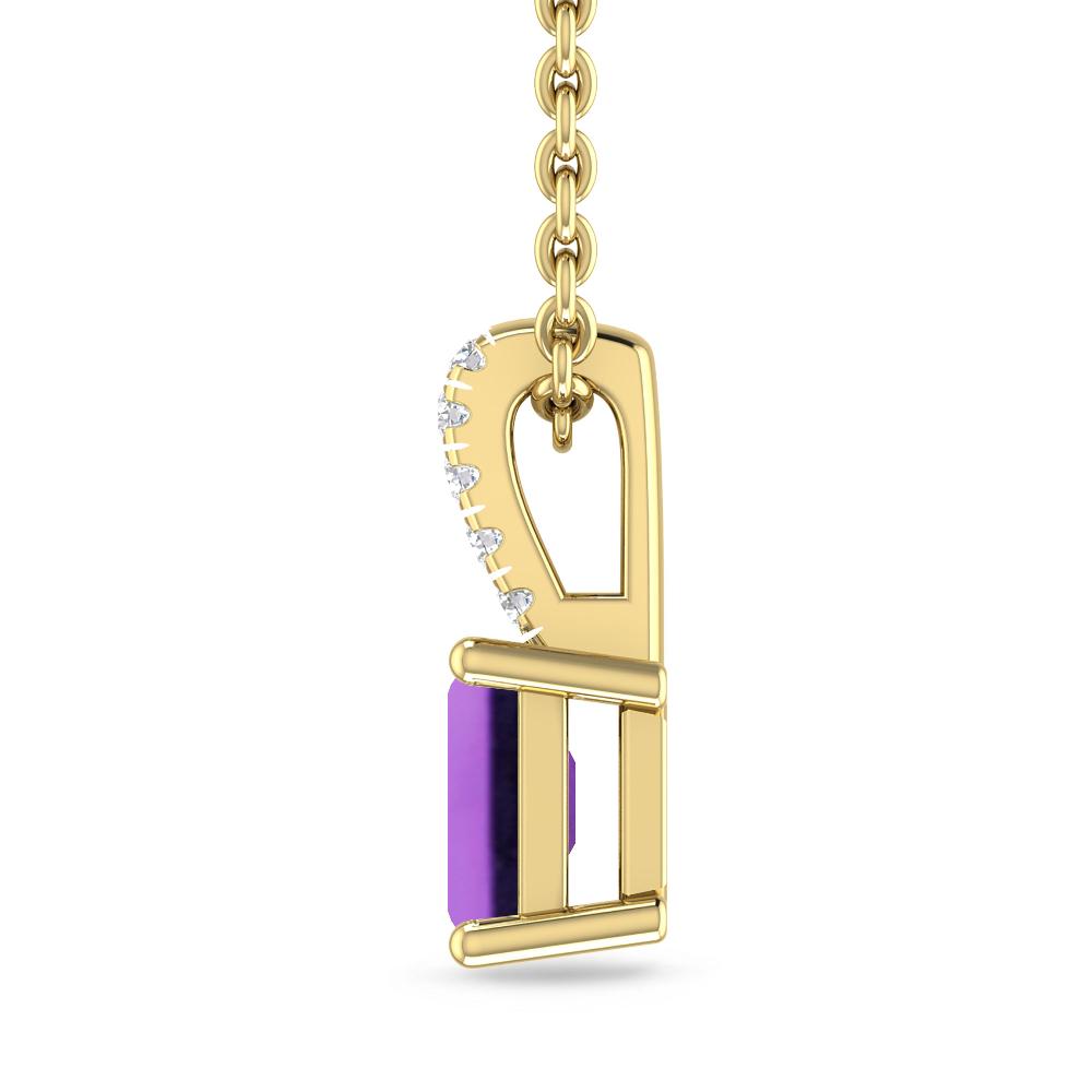 Yellow Gold - Amethyst